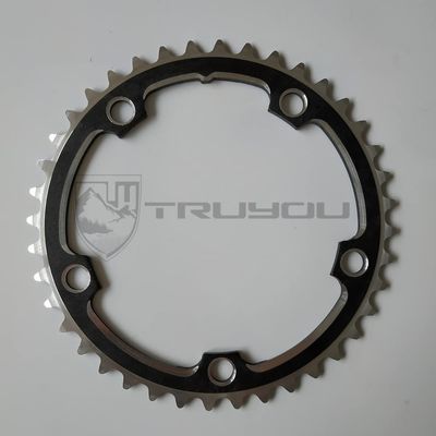 MYEEI Road Bicycle Chainring 130 BCD Chain Wheel 38T 39T 40T 42T 44T 46T 48T 50T 52T 53T 56T Folding Bike CNC 3/32" (Color : 44T)