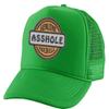 Adult Trucker Hat Genuine Made in USA Hole Embroidered Cotton Vacation Baseball Cap Adjustable Summer Mesh Back (Kelly Green) view 1