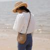 MANFER Womens Straw Woven Tote Large Beach Bag with Zipper Closure, Handmade Woven Handbag Hobo Bag, Summer Beach Shoulder Bag, Cute Shell Bucket Bag Hand Messenger Bag view 2