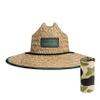 DAG Gear Printed Pattern Straw with UV Face Shield Neck Gaiter Included (Green Camo USA) view 1