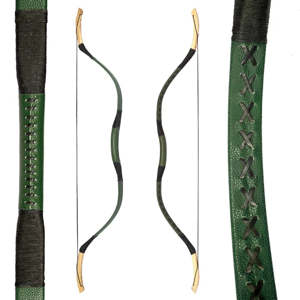 AF Archery Turkish Recurve Bow, 53" Traditional Horse Bow, Mounted Archery and Precision Shooting,Suitable for Entry Into Adults Youth Beginners Enthusiasts and Hunting, 50lbs