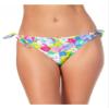 California Waves Womens Floral Print Side Tide Swim Bottom Separates Purple Medium view 1