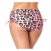 California Waves Womens Juniors Animal Print Swim Bottom Separates Pink M view 2