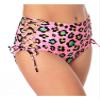 California Waves Womens Juniors Animal Print Swim Bottom Separates Pink M view 3
