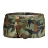 Ctreela Short Leg Boxer Briefs for Men Sexy Bulge Pouch Trunks Camo Underwear Low Rise Underpants Breathable Boxers view 2