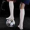 GRAPMKTG 3 Pack Softball Soccer Baseball Socks for Youth Men and Women Football Knee High Socks for Kids Adult Tube Socks for Boys Girls White Large view 2