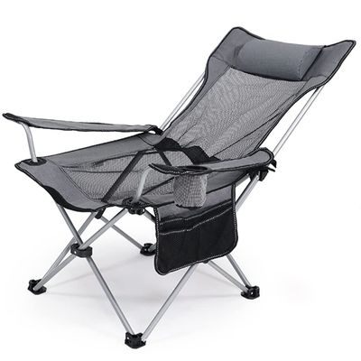 Camping Chair Camping Chair Recliner Lightweight Wear-Resistant Leisure Beach Chair, Easy Carry Fishing Chair with Cup Holder, Office Lunch Break Lounger with Legrest, 4 Styles