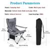 Camping Chair Camping Chair Recliner Lightweight Wear-Resistant Leisure Beach Chair, Easy Carry Fishing Chair with Cup Holder, Office Lunch Break Lounger with Legrest, 4 Styles view 2