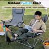 Camping Chair Camping Chair Recliner Lightweight Wear-Resistant Leisure Beach Chair, Easy Carry Fishing Chair with Cup Holder, Office Lunch Break Lounger with Legrest, 4 Styles view 3