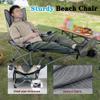Camping Chair Camping Chair Recliner Lightweight Wear-Resistant Leisure Beach Chair, Easy Carry Fishing Chair with Cup Holder, Office Lunch Break Lounger with Legrest, 4 Styles view 4