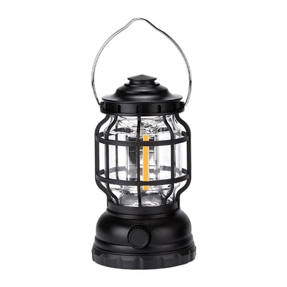 Vintage Style Camping Lamp Rechargeable Lamp Abs Material Camping Lights for Outdoor