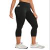 CRZ YOGA Womens Butterluxe Workout Capri Leggings with Pockets 21 Inches - High Waisted Gym Athletic Crop Yoga Black XX-Small view 1