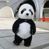 Inflatable Panda Costumes Party Advertising Cosplay Plush Cartoon Costume Customize for Adult Character Mascot Funny Dress mascot costumes for adults, Black and White, 102 inches view 4