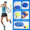 PULEEBO Tennis Trainer Rebound Ball for Self Practice, 3 Balls with String, Anti-Tangle Hook, Vibration Dampeners, Overgrip, Color Box view 3
