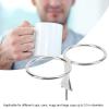 Double Ring Drink Holder Double Ring Cup Drink Holder Stainless Steel Beverage Bottle Storage Rack for Marine Yachts Boats RV view 3