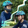 EULANT Childrens Full Face Helmet with Chin Guard, Bicycle Helmet for Girls and Boys Aged 6 Years, Fits Head Size 48-56 cm (Blue and Yellow, Medium=52-56cm/20.5-22inch) view 4