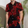 R.E.D Remember Everyone Deployed Red Friday Printed Men's Short-Sleeve Shirt Regular-Fit Button Down Shirts with Pocket view 2