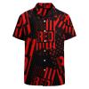 R.E.D Remember Everyone Deployed Red Friday Printed Men's Short-Sleeve Shirt Regular-Fit Button Down Shirts with Pocket view 4