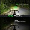 Victoper Bike Light, High Lumens Super Bright Bicycle Lights, 6+4 Modes USB Rechargeable Bike Headlight & Tail Light Set, Waterproof Safety Bike Front & Rear Light for Valentine's Day Gifts view 2