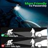 Victoper Bike Light, High Lumens Super Bright Bicycle Lights, 6+4 Modes USB Rechargeable Bike Headlight & Tail Light Set, Waterproof Safety Bike Front & Rear Light for Valentine's Day Gifts view 4