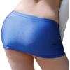 CHICTRY Womens Semi See-Through Pencil Micro Mini Skirt Ice Silk Package Hip Short Skirt for Party Nightout Wear 2# Blue One Size view 1