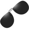 AoHeng Polarized Large Flip Clip On Sunglasses over Glasses
