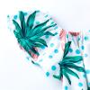 AnFeng Girls Solid Sling Jumpsuits Halter Jumpsuit Floral Ruffle Jumpsuit Elastic Waisted Shorts Jumpsuit (Blue, 0-3 Months) view 4