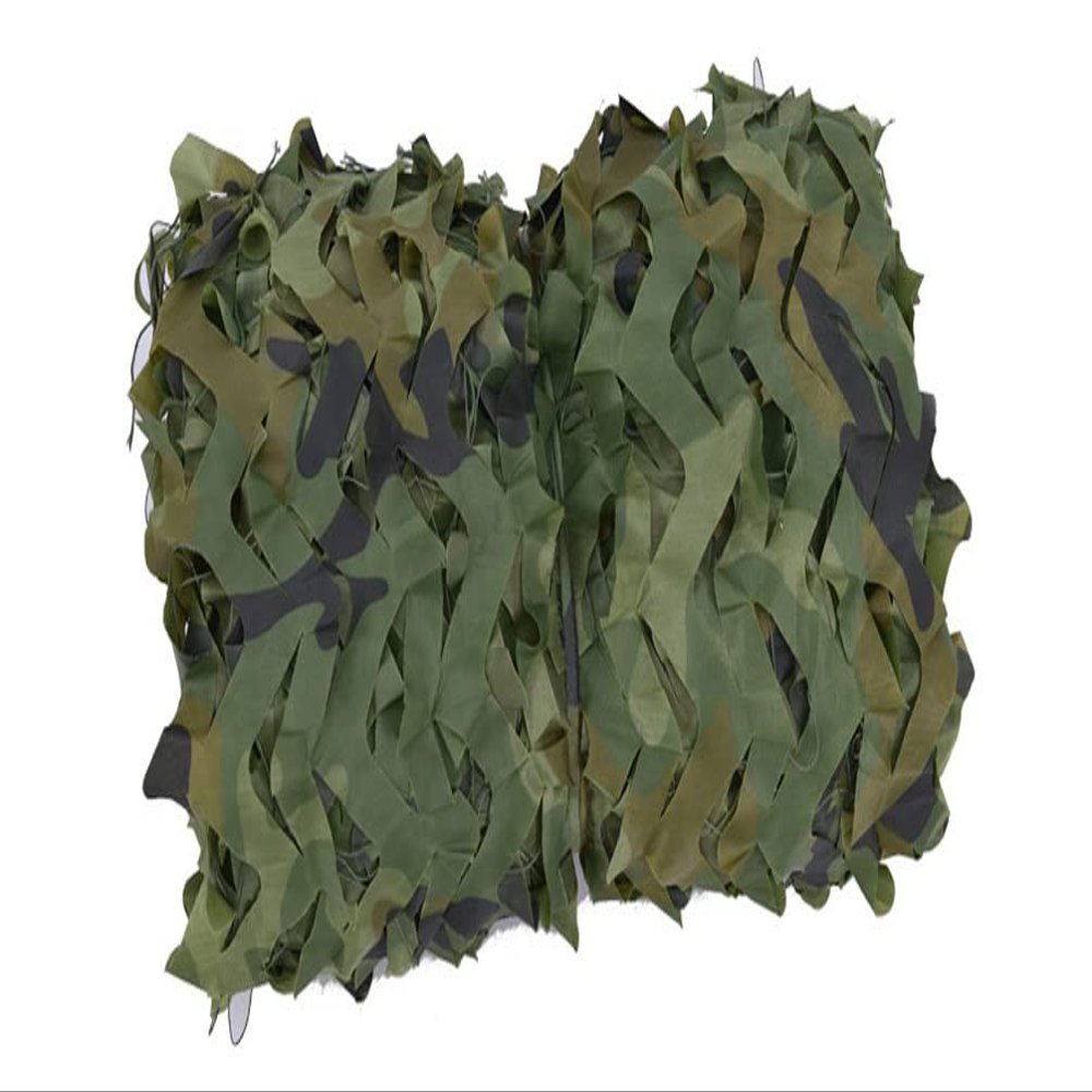 LGLFDJ Light Weight Jungle Camouflage Netting Roll, Outdoor Oxford Fabric Camo Netting, Camping Duck Blinds Hunting Shade Cover, for Environmental Isolation (Size : 2X8m(6.5ft X 26ft))