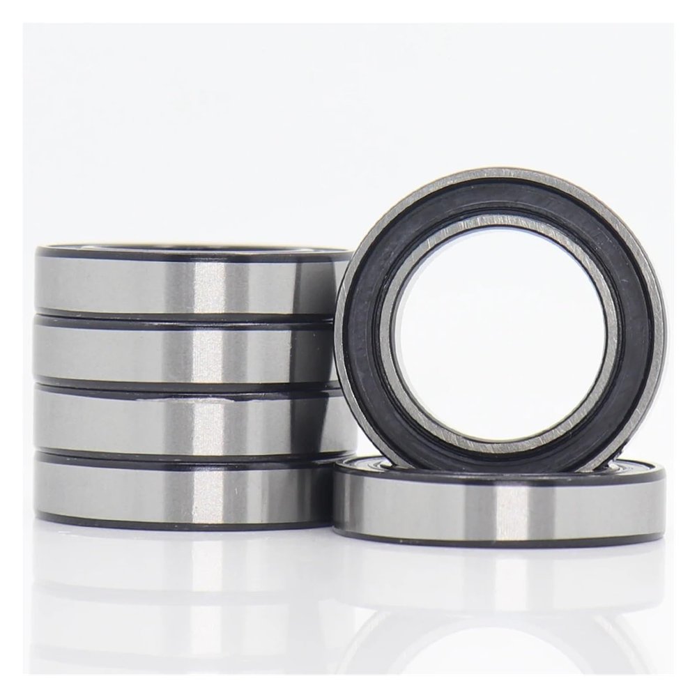 KOVNOVI 6PCS Bike Bearings 6800 6801 6802 6803RS ABEC-7 C2 Metric Thin Section Ball Bearing for Bicycle Front Rear Hubs Wheel Accessories (Color : 6802RS 15x24x5mm)