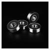 SUOFEILAIMU 20Pcs ABCE-11 608 Skate Scooter Skateboard Wheels Spare Bearings Ball Roller Precision Shafts Bearing 608RS (Color : Black, Inner Diameter : 8mm) view 1