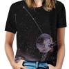 BAIKUTOUAN Satellite Space Women's T-Shirt Short Sleeve Casual Shirt Tees Tops 6XL view 1