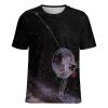 BAIKUTOUAN Satellite Space Women's T-Shirt Short Sleeve Casual Shirt Tees Tops 6XL view 3