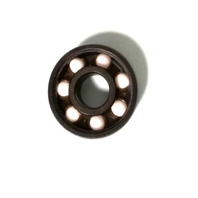 SUOFEILAIMU Ceramic Ball 608RS Inline Roller Skate Wheel Bearing ABEC 11 Skateboard Wheel Bearing 608 8x22x7mm Shaft (Color : Black, Inner Diameter : 8mm)