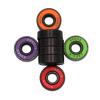 SUOFEILAIMU 16pcs 608-2RS ABEC-7 Colorful Ring Longboard Inline Skate Skateboard Bearings view 1
