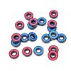 SUOFEILAIMU 16pcs 608-2RS ABEC-7 Colorful Ring Longboard Inline Skate Skateboard Bearings view 3