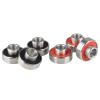 SUOFEILAIMU 16PCS 608 2RS Longboard Skateboard Inline Skate Bearings 8x22x12.6mm Integral Bearing (Color : Black, Size : 8x22x12.6mm) view 2
