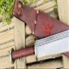 20" Viking Long Sword - Handmade Machete Knife - Nepal Made Kukri - Fixed Blade - High Graded Carbon Steel Balance Tempered view 2