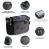 JXLHZLF Bike Handlebar Bag,Large Bicycle Front Storage Pouch Bag,6.5 inch Transparent Pouch with Shoulder Strap view 3