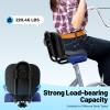 Backrest Saddle Bike Seat with Backrest, Comfort Bike Seats for Men & Women, 11.5" x 9.5" Universal Bicycle Tricycle Saddle Seat with Back Support, Faux Leather Foam Cycling Seat Cushion (Black Blue) view 4