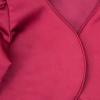 Baby Girl Long Sleeves Communion Christening Baptism Burgundy Bolero Flower Girl Formal Wedding Cardigan Jacket Age 6-12 Months view 2