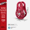 GM CLIMBING Fixed Micro Pulley 27kN CE UIAA Certified Slack Tender for Hitch Tending One Unit view 2