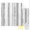 ALAGEO Beach Blanket Boho Black White Sandproof Waterproof Beach Mat Geometric Stripes Sand Free Mat Quick Drying Beach Essentials for Vacation Lightweight with 4 Stakes & Corner Pockets 95"x80" view 1