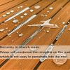 KXKZREN Boat Flooring EVA Foam Decking Sheet Faux Teak Marine Mat Non-Slip Boat Carpet Self-Adhesive Flooring for Jon Boats Motorboat RV Yacht Kayak Swim Platform 44 x 94.5 inch,28.93 sq.ft view 3