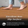 KXKZREN Boat Flooring EVA Foam Decking Sheet Faux Teak Marine Mat Non-Slip Boat Carpet Self-Adhesive Flooring for Jon Boats Motorboat RV Yacht Kayak Swim Platform 44 x 94.5 inch,28.93 sq.ft view 4