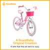 RoyalBaby Girls Bike with Training Wheels and KickstandStargirl Kids Bicycle 18 Inch Toddlers to Big Kids 5-8 Years, Star Pink view 2