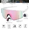 ALSUZYIOT Polarized Sunglasses for Women Men, UV400 Cycling Goggles Baseball Running Fishing Outdoor Windproof Eyewear view 3