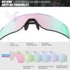 ALSUZYIOT Polarized Sunglasses for Women Men, UV400 Cycling Goggles Baseball Running Fishing Outdoor Windproof Eyewear view 4