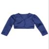 Baby Girl Long Sleeves Communion Christening Baptism Navy Blue Bolero Flower Girl Formal Wedding Cardigan Jacket Age 6-12 Months view 1