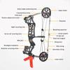 ZSHJGJR Archery M109E Compound Bow Steel Ball Catapult Hunting Dual-Purpose Compound Bow Set 30-60lbs Bowfishing Bow Right/Left Hand (Right Hand, Bow Set 2) view 2