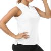 JINSHI White Golf Shirt Womens Dry Fit Pickleball Shirts Women Loose Fit Golf Tshirts Golf Clothes White Large view 2